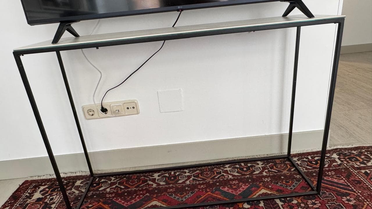 Mesa consola con encimera de mármol – El Corte Inglés